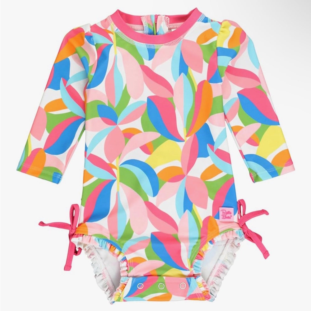 Ruffle Butts Vibrant Baby Swimsuit 12-18 MO
